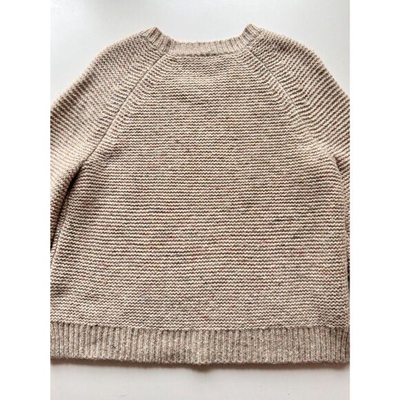 MADEWELL Donegal Funfetti flecked wide sleeve sweater Sweater, Size M - Picture 10 of 16